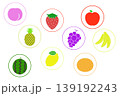 果物のアイコンセット 139192243