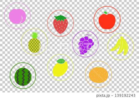 Fruit icon set Fruit icon set 139192243