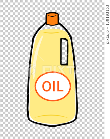 食用油、サラダ油ボトルの手描きイラスト 食用油、サラダ油ボトルの手描きイラスト 139193153