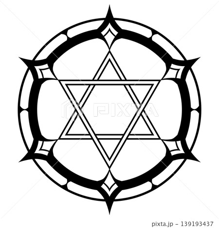 シンプルな魔法陣(黒) シンプルな魔法陣(黒) 139193437