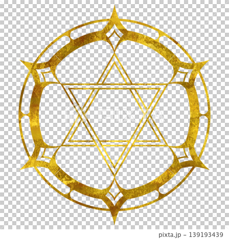 シンプルな魔法陣(黄色) シンプルな魔法陣(黄色) 139193439
