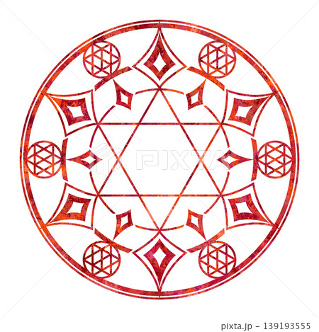 魔法陣（赤） 139193555