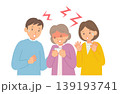 運転免許の自主返納を勧める子と抵抗する母 139193741