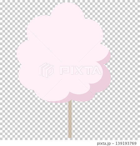 Cotton candy, festival sweets, street food, simple illustration Cotton candy, festival sweets, street food, simple illustration 139193769