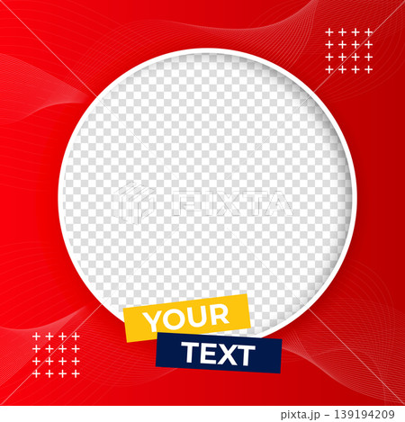 Social media business post banner with image space Social media business post banner with image space 139194209