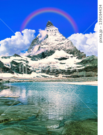 ツェルマットのマッターホルンの美しい絶景 ツェルマットのマッターホルンの美しい絶景 139194434