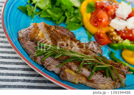 Image of veal with fresh vegetables Image of veal with fresh vegetables 139194486