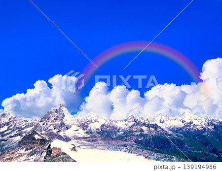 ツェルマットのマッターホルンの美しい絶景 ツェルマットのマッターホルンの美しい絶景 139194986