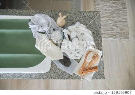 Preparing for baby care and hygiene essentials 139195907