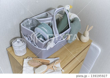 Baby care organizer with accessories for hygiene 139195927