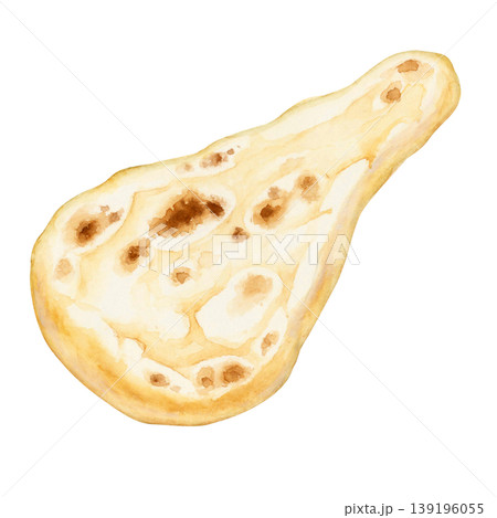 ナン　パン ベーカリー　水彩 イラスト 139196055