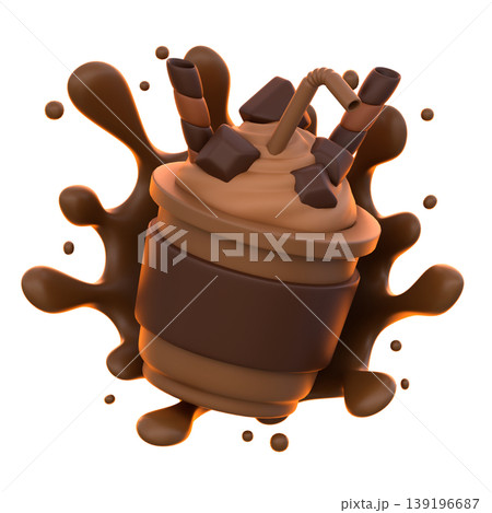 Chocolate Drink 3D Icon, Glossy Sweet Beverage Illustration for UI UX, Food Apps, Website Landing Pages, Social Media, Cafe Menu and E-commerce Chocolate Drink 3D Icon, Glossy Sweet Beverage Illustration for UI UX, Food Apps, Website Landing Pages, Social Media, Cafe Menu and E-commerce 139196687