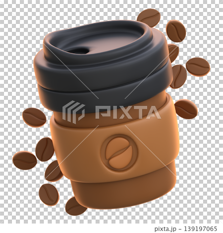 Coffee Paper Cup 3D Icon, Cozy Premium Takeaway Coffee Cup Illustration for UI UX, Food Apps, Cafe Branding, Website, Social Media and E-commerce Coffee Paper Cup 3D Icon, Cozy Premium Takeaway Coffee Cup Illustration for UI UX, Food Apps, Cafe Branding, Website, Social Media and E-commerce 139197065