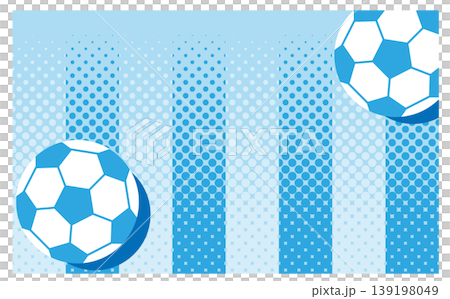 Light blue gradient soccer ball background Light blue gradient soccer ball background 139198049
