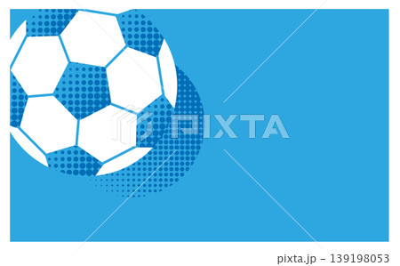 青系モダンスポーツサッカーボール背景イラスト 青系モダンスポーツサッカーボール背景イラスト 139198053