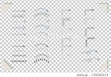 A set of arrows and flow charts for use in business documents. A set of arrows and flow charts for use in business documents. 139200314