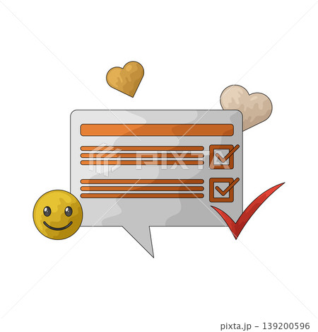 Illustration of Feedback Survey 139200596