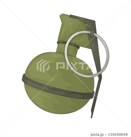 Illustration of Hand Grenade Illustration of Hand Grenade 139200648