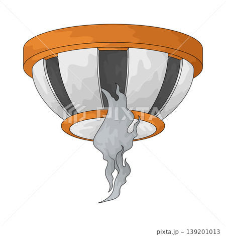 Illustration of Smoke Detector Illustration of Smoke Detector 139201013