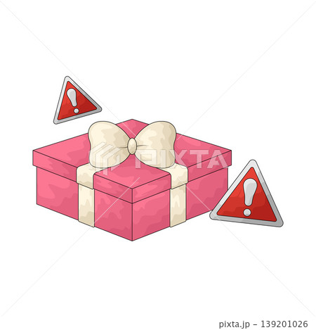 Illustration of Gift alert Illustration of Gift alert 139201026
