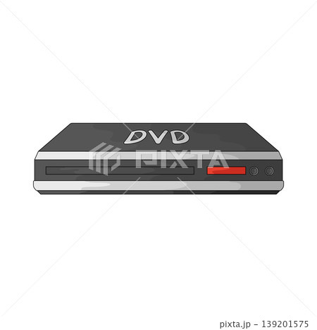Illustration of DVD Player 139201575