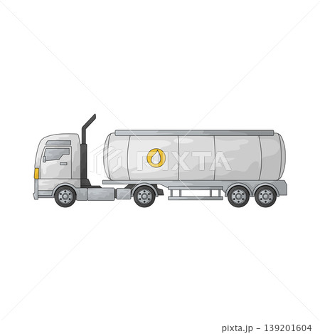 Illustration of Oil Truck Illustration of Oil Truck 139201604