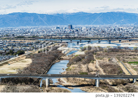 木曽三川公園一宮タワー展望台から見た景色 木曽三川公園一宮タワー展望台から見た景色 139202274