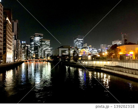 Urban night view with city light 139202318