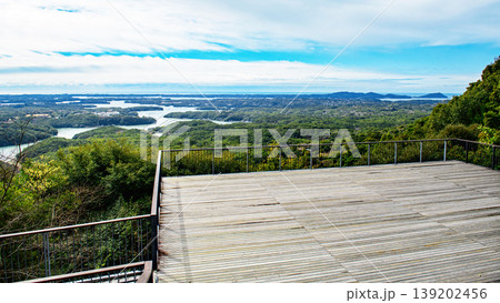 英虞湾の絶景 春の横山展望台 三重県 英虞湾の絶景 春の横山展望台 三重県 139202456