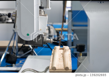 wood milling on CNC machining center 139202693