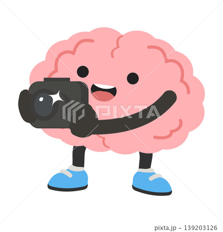 Brain Holding Camera Showing Creative Photography Idea Brain Holding Camera Showing Creative Photography Idea 139203126