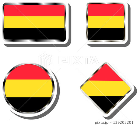 Set beautiful symbols for colorful state flag Belgium 139203201