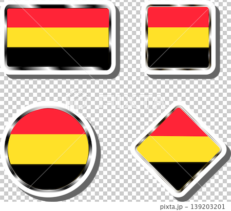 Set beautiful symbols for colorful state flag Belgium 139203201