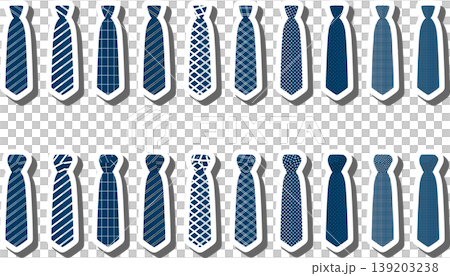 Set ties different types and neckties various size 139203238