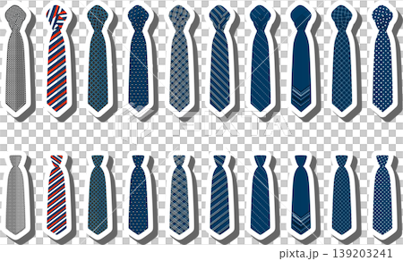 Set ties different types and neckties various size Set ties different types and neckties various size 139203241