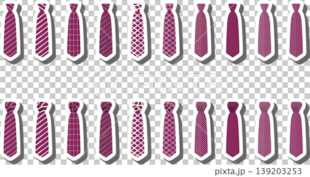 Set ties different types and neckties various size Set ties different types and neckties various size 139203253