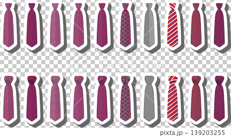 Set ties different types and neckties various size Set ties different types and neckties various size 139203255
