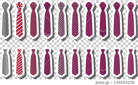 Set ties different types and neckties various size Set ties different types and neckties various size 139203256