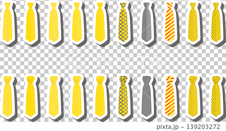 Set ties different types and neckties various size Set ties different types and neckties various size 139203272