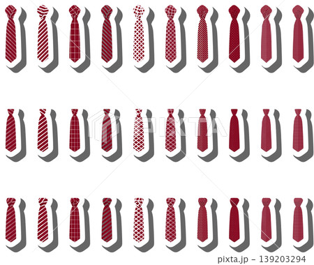 Set ties different types and neckties various size Set ties different types and neckties various size 139203294