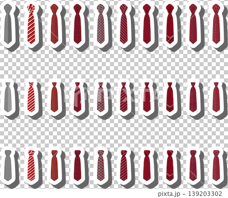 Set ties different types and neckties various size 139203302