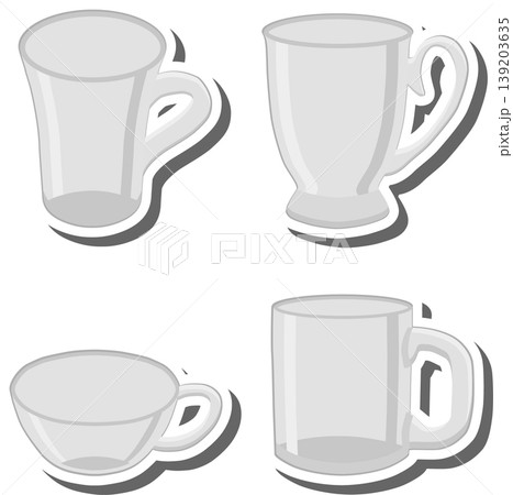 Set symbols for glass cup with shine for water Set symbols for glass cup with shine for water 139203635