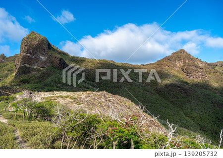 Mountain landscape in Taiohae Bay, Nuku Hiva, Marquesas Islands, French Polynesia Mountain landscape in Taiohae Bay, Nuku Hiva, Marquesas Islands, French Polynesia 139205732