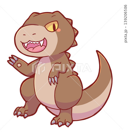 デフォルメされたティラノサウルス デフォルメされたティラノサウルス 139206586
