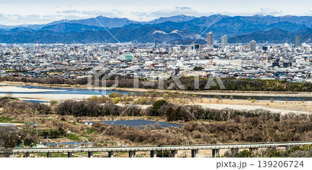 木曽三川公園一宮タワー展望台から見た眺め 139206724