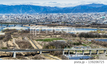 木曽三川公園一宮タワー展望台から見た眺め 139206725