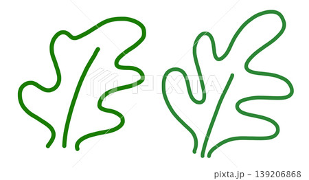 It is an illustration of a leaf. 139206868