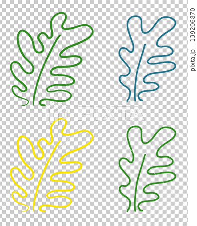 It is an illustration of a leaf. 139206870