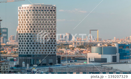 The rhythm of the city of Dubai aerial timelapse The rhythm of the city of Dubai aerial timelapse 139207329