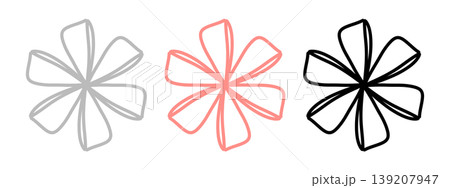 It is a ribbon line illustration. It is a ribbon line illustration. 139207947
